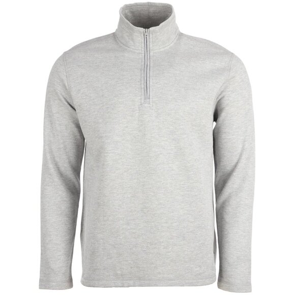 Eddie Bauer Men's Heather Grey 1/4 Zip Pullover/NWT/L - Picture 1 of 14